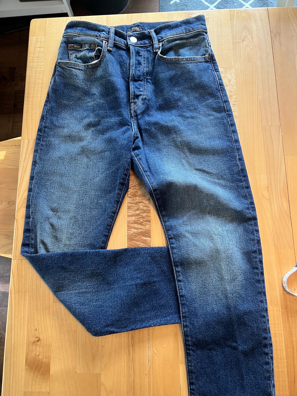 Polo Ralph Lauren Callen High Rise Slim Women's Blue Jeans Size 27 High Waisted